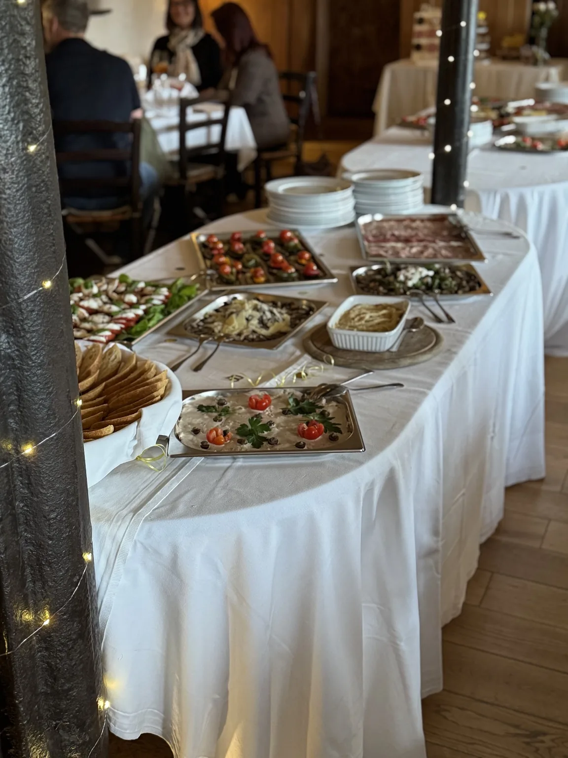 Catering-Auswahl mit verschiedenen Vorspeisen